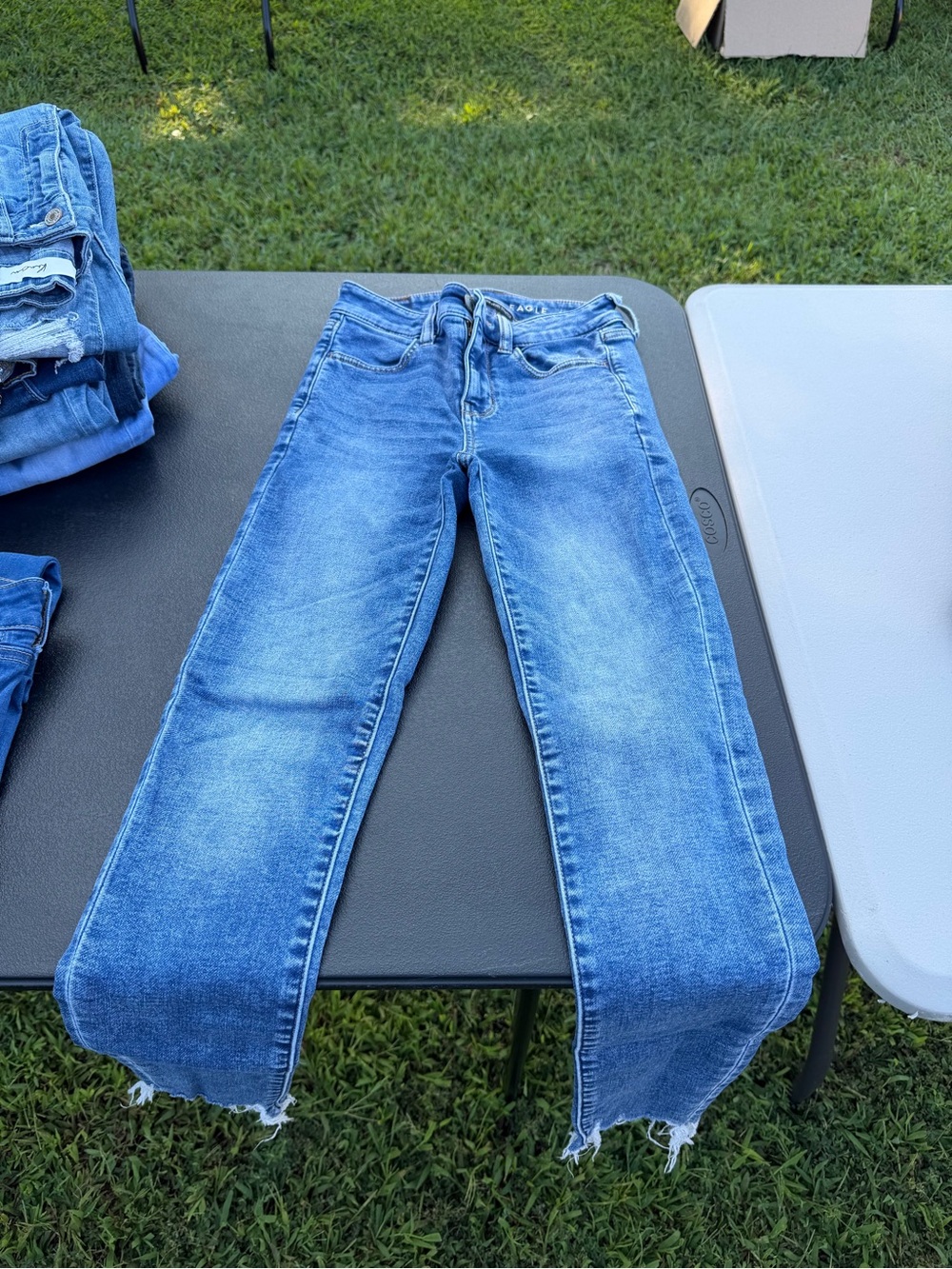 American Eagle Outfitters Light Blue Flared Jeans